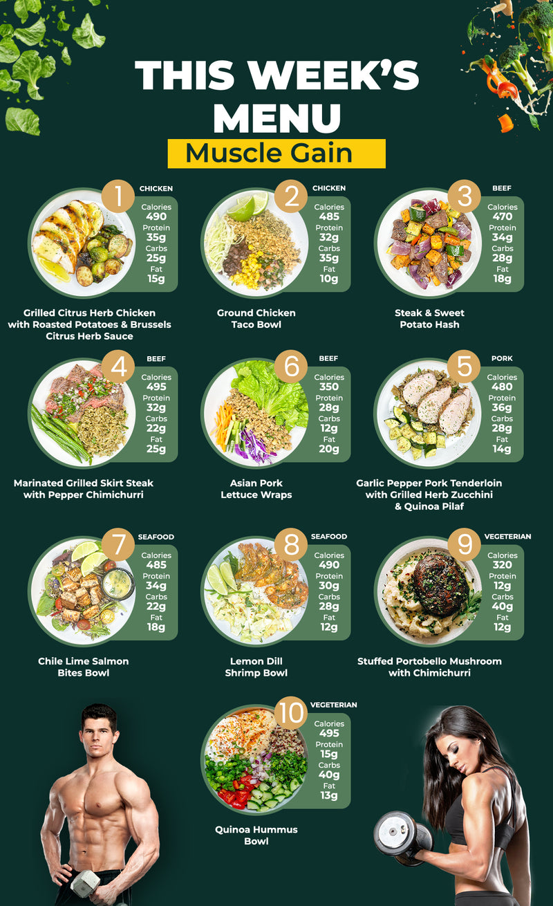 15 Meal Plan - Muscle Gain Plan